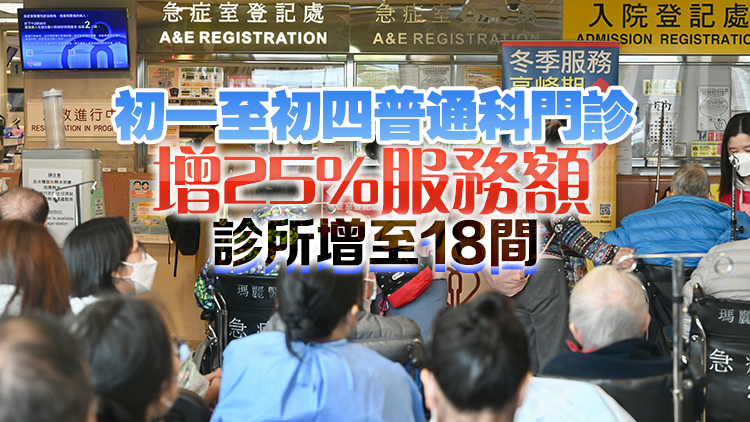 2月9日至18日急癥室次緊急及非緊急病人登記24小時後未應診可申請退款